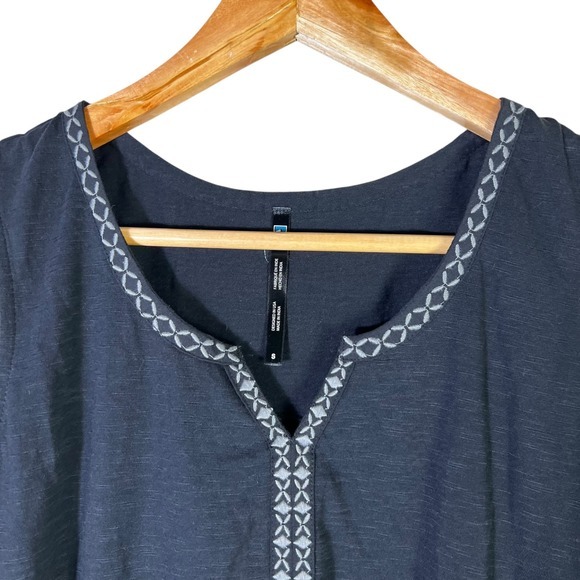 Kuhl Shay Tank Top Womens Black Sleeveless‎ Embroidered Size S Boho Hippie - Picture 3 of 7